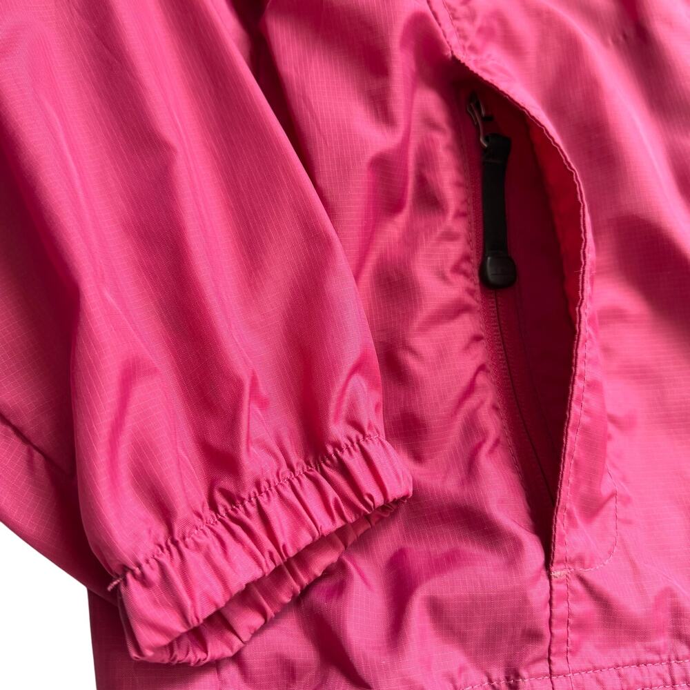 LL Bean Womens Pink Lightweight Full-Zip Jacket Windbreaker Size Medium - Picture 4 of 8
